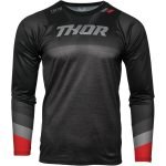 Thor Mountain Bike MTB Assist Long Sleeve Black Red Jersey Cycling